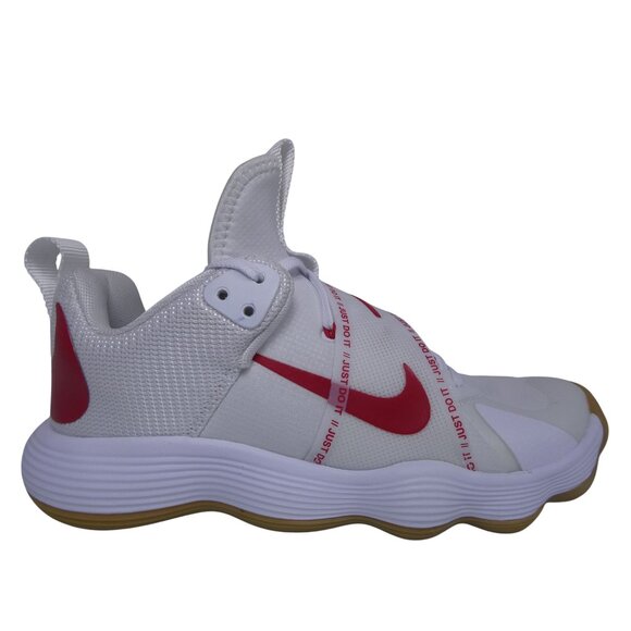 Nike React HyperSet SE Volleyball Shoes - White/Team Crimson Size 9.5 Men\'s/11.5